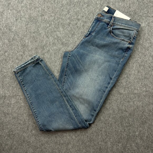 LOFT Denim - LOFT Outlet Modern Skinny Split Knee Jeans Women's Size 8 Medium Wash Denim NWT